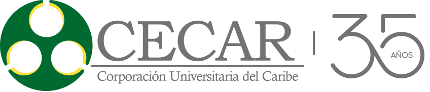 Logo CECAR y Recursos Tecnológicos para el Aprendizaje